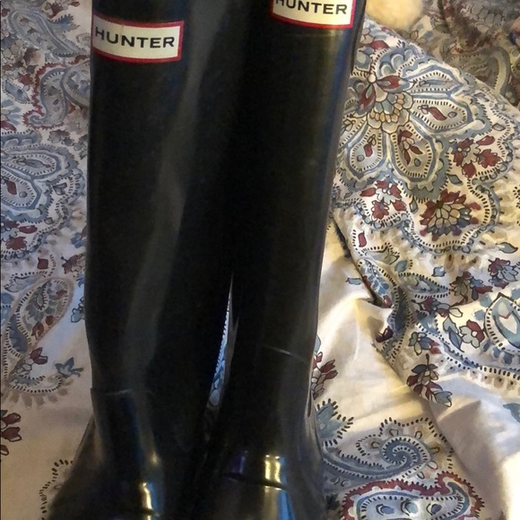 Hunter Shoes - Black rain boots